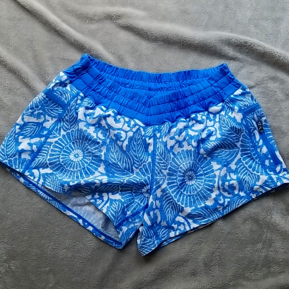 Lululemon Beachy Floral Tracker Shorts